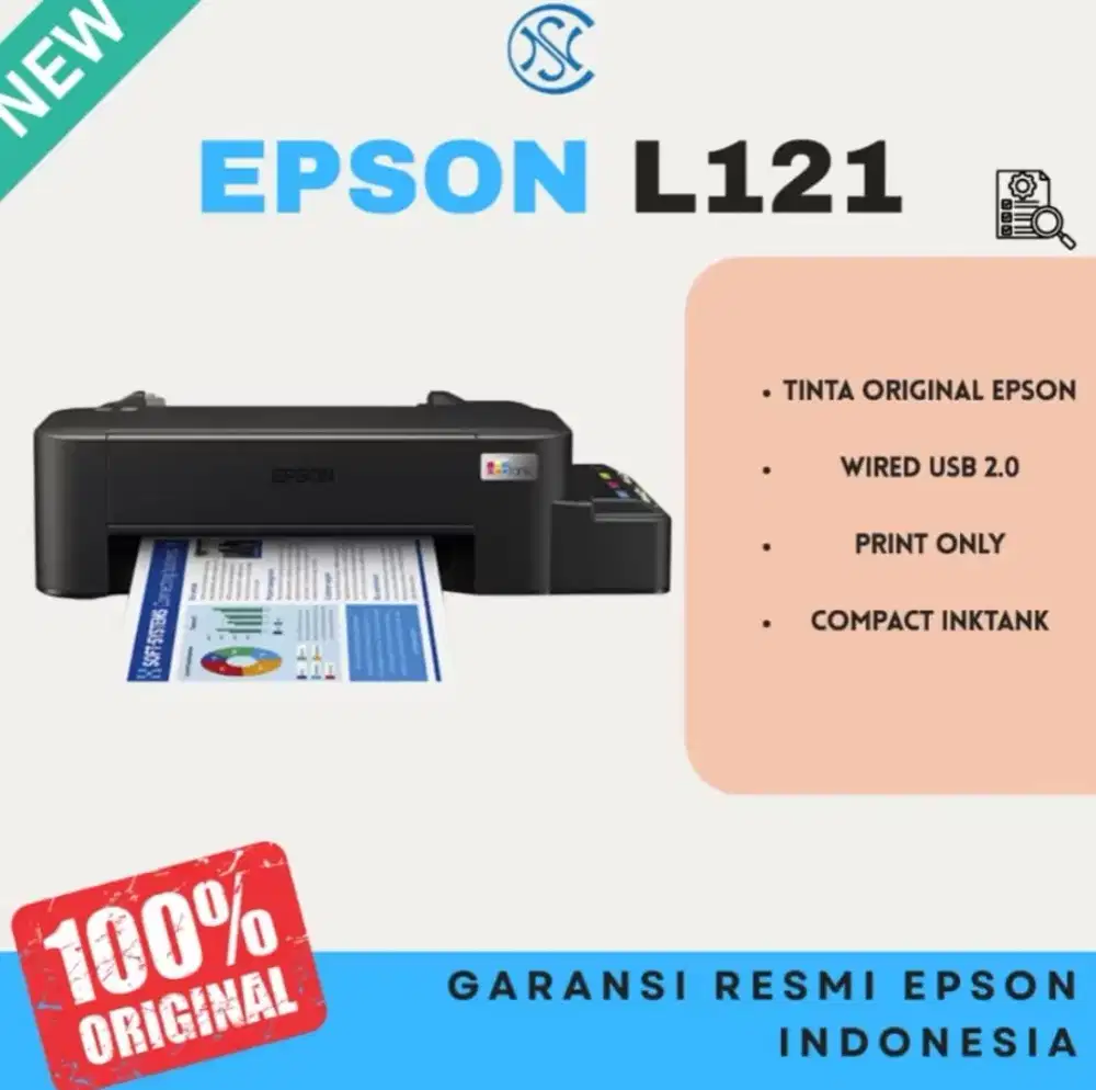 Epson L121 baru original garansi