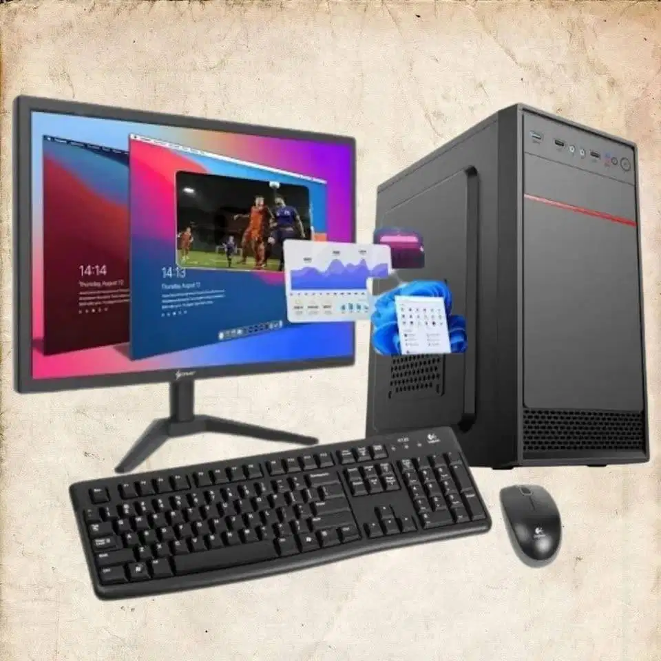 PC Rakitan Office Intel Core i3,i5,i7 Full Set 1Jtaan