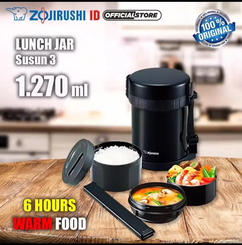 Tempat bekal tahan panas zojirushi (termos jar makanan)