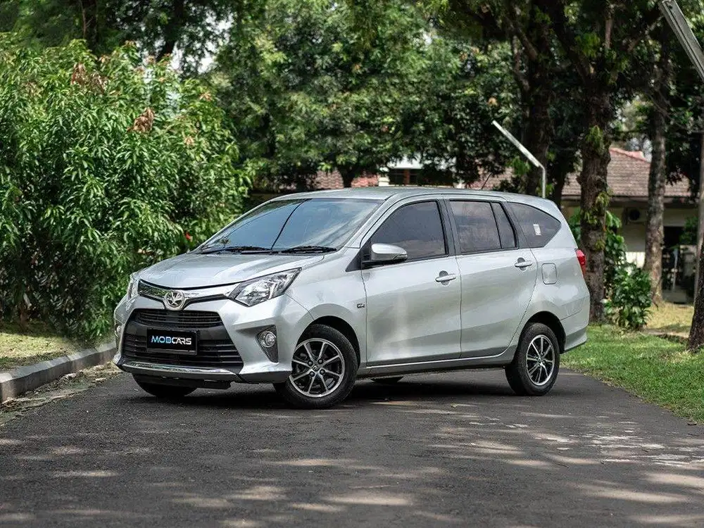 CASH TERMURAH TOYOTA CALYA 1.2 G MATIC 2018 [ KM LOW ] SILVER MOBCARS