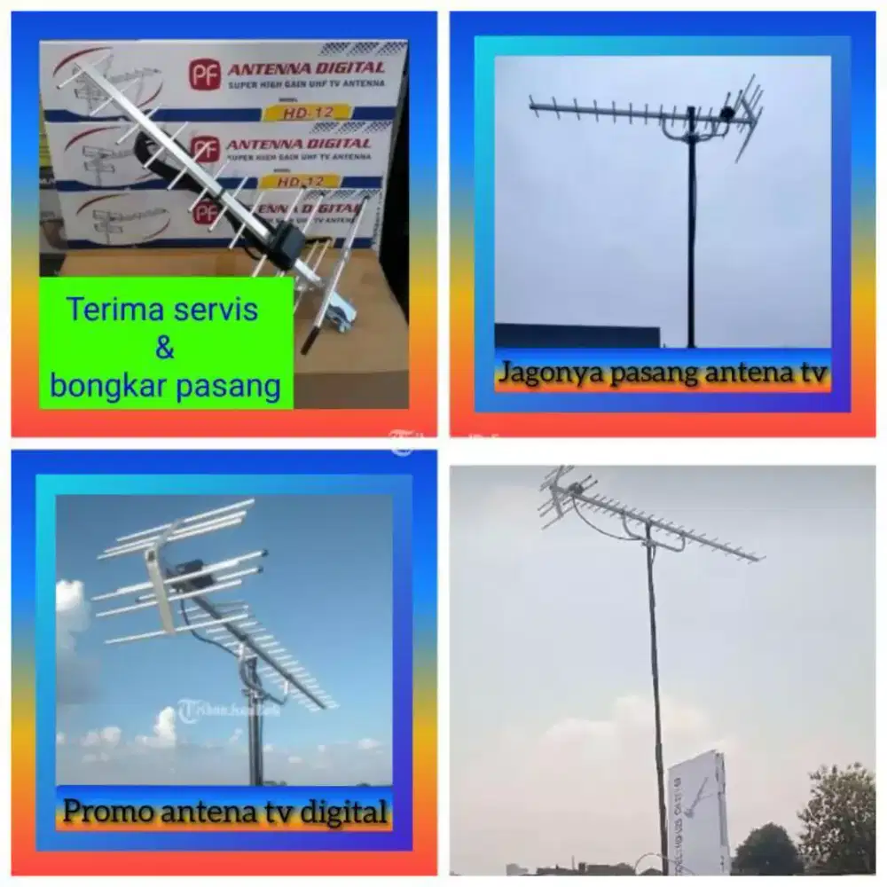 Pasang antena tv hd dgtal