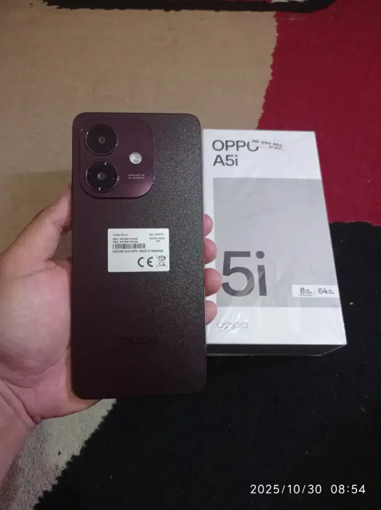 BISMILLAH OPPO A5i RAM 4/64 FULSET MULUS BARU SEMINGGU