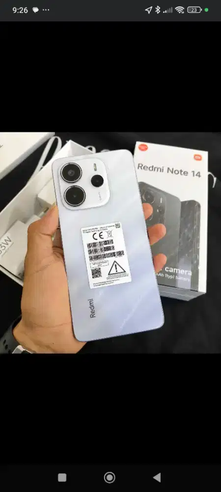 REDMI NOTE 14 4G RAM 8/256 FULLSET + AIRPOD REDMI BUDS 6