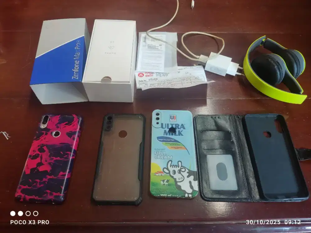 BANYAK BONUS!!! ASUS ZENFONE MAX PRO M1 4/64 FULL SET