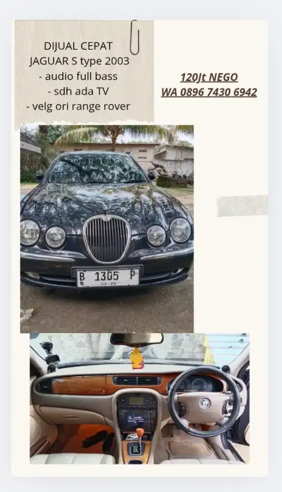 Jaguar s Type 2003 Bensin