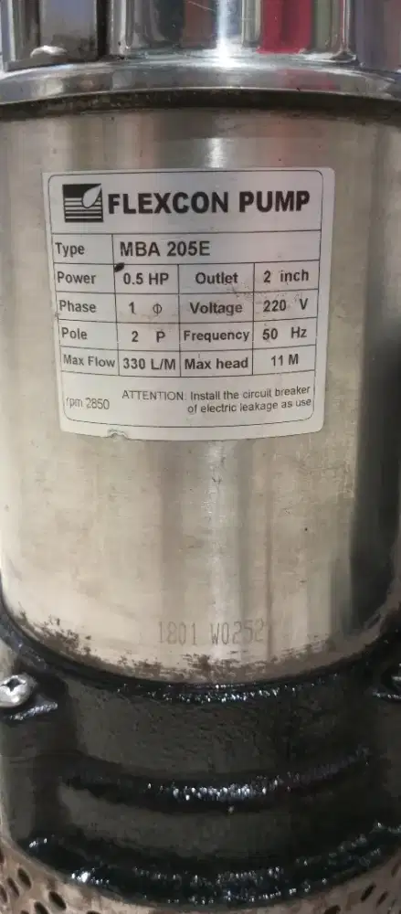 Flexcon Submersible Pump MBA205E