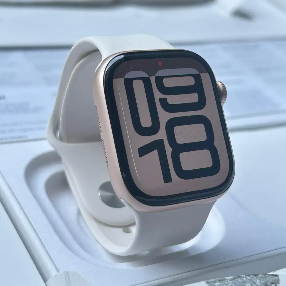 iBox Apple Watch Series 10 42mm Rosegold Garansi Fullset Ori iwatch