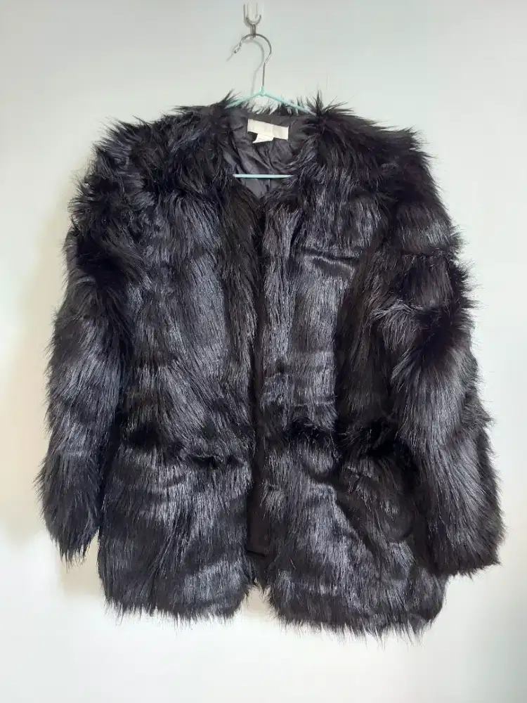 Coat Bulu H&M (Fur Coat) wanita for Autumn / Winter