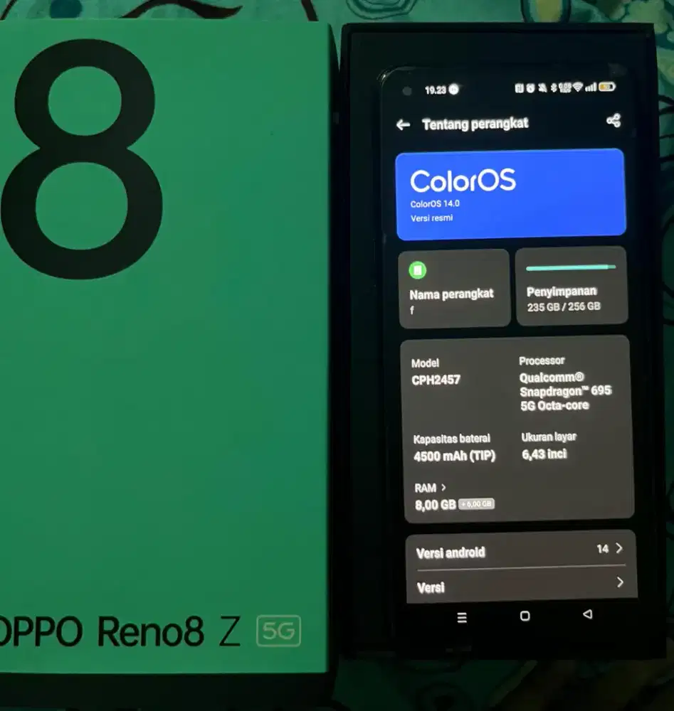 Oppo reno 8Z 5G