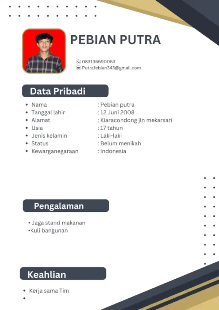 SAYA DAN TEMAN SAYA MENCARI PEKERJAAN