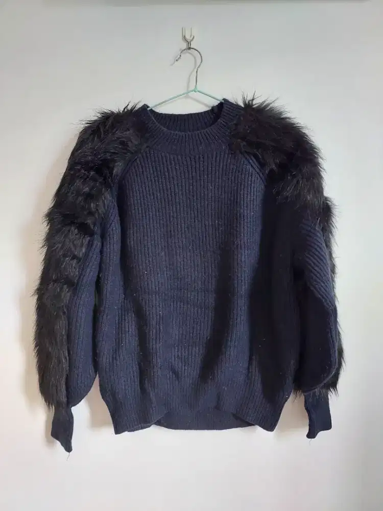 Sweater Wool-Fur (Bulu) H&M wanita for Winter/Autumn