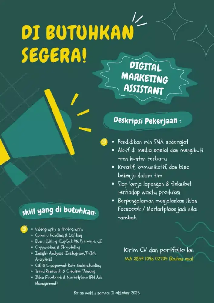 Digital Marketing Assistent