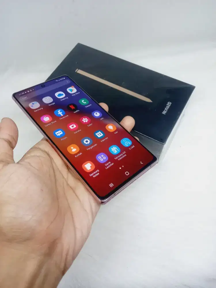 Samsung note 20 256gb second lengkap original