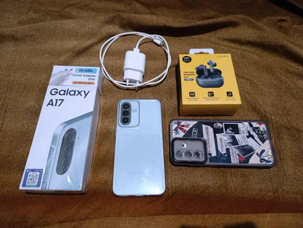 samsung A17 4g 8/128 FREE tws loops garansi panjang