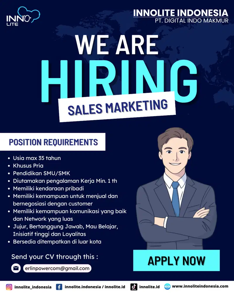 Loker Lowongan Kerja Sales Marketing Mesin Digital Printing Jakarta