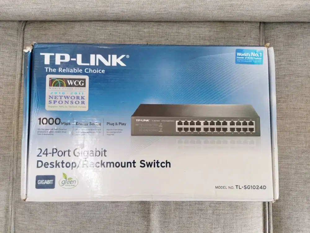 TP-Link TL-SG1024D Unmanaged Pure-Gigabit Switch 1000Mbps 24-Port Gb