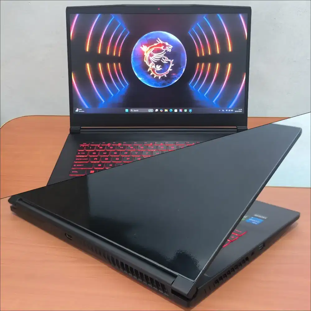 Msi thin 15 gf63 Rtx 4060 laptop gaming kerja desain coding kuliah
