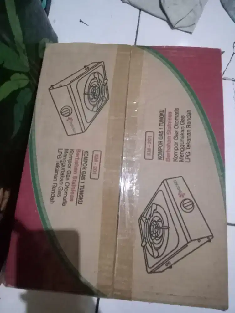 Kompor gas baru segel garansi