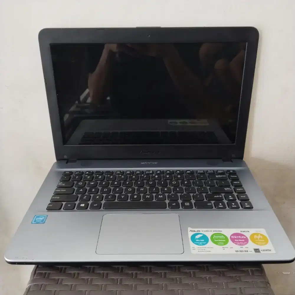 JUAL LAPTOP ASUS X441N INTEL CELERON N3350,HDD500GB,WIN10PRO