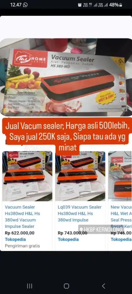 Vakum Sealer H&L