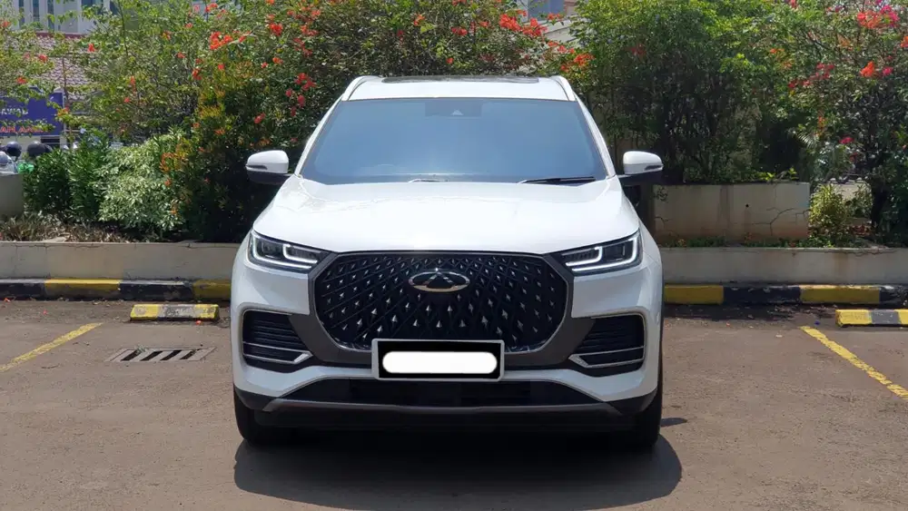 Km11rb chery tiggo 8 premium 2024 putih sunroof pajak panjang