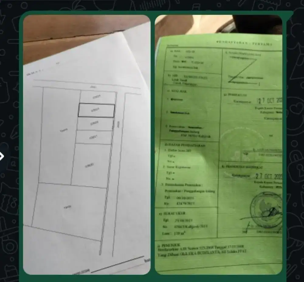 Tanah murah dekat SMP 2 tasikmadu