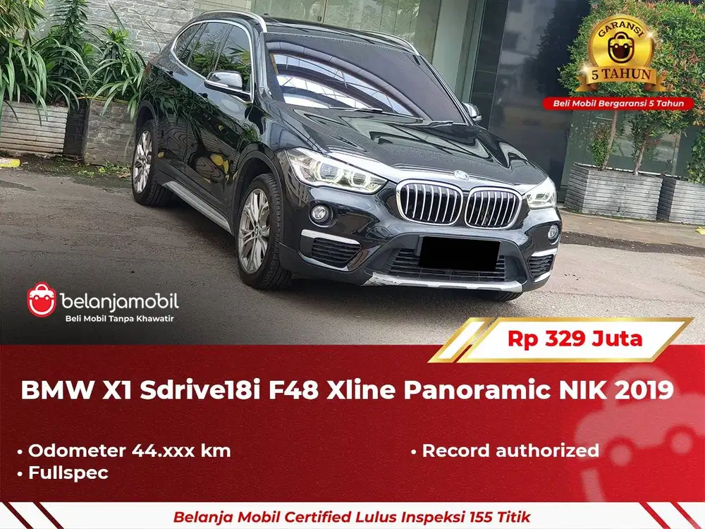 [ GARANSI 5TH ] BMW X1 X 1 Sdrive18i F48 Xline Fullspec 2019/2020