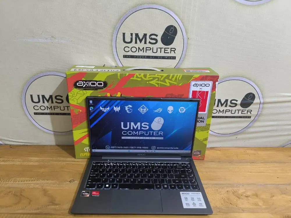 AXIOO Hype 5 AMD X3 AMD Ryzen 5-3500U RAM 8GB SSD 256GB Radeon Graphic