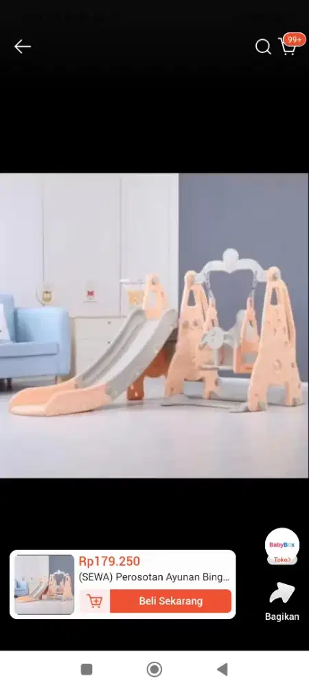 Dijual perosotan dan ayunan anak