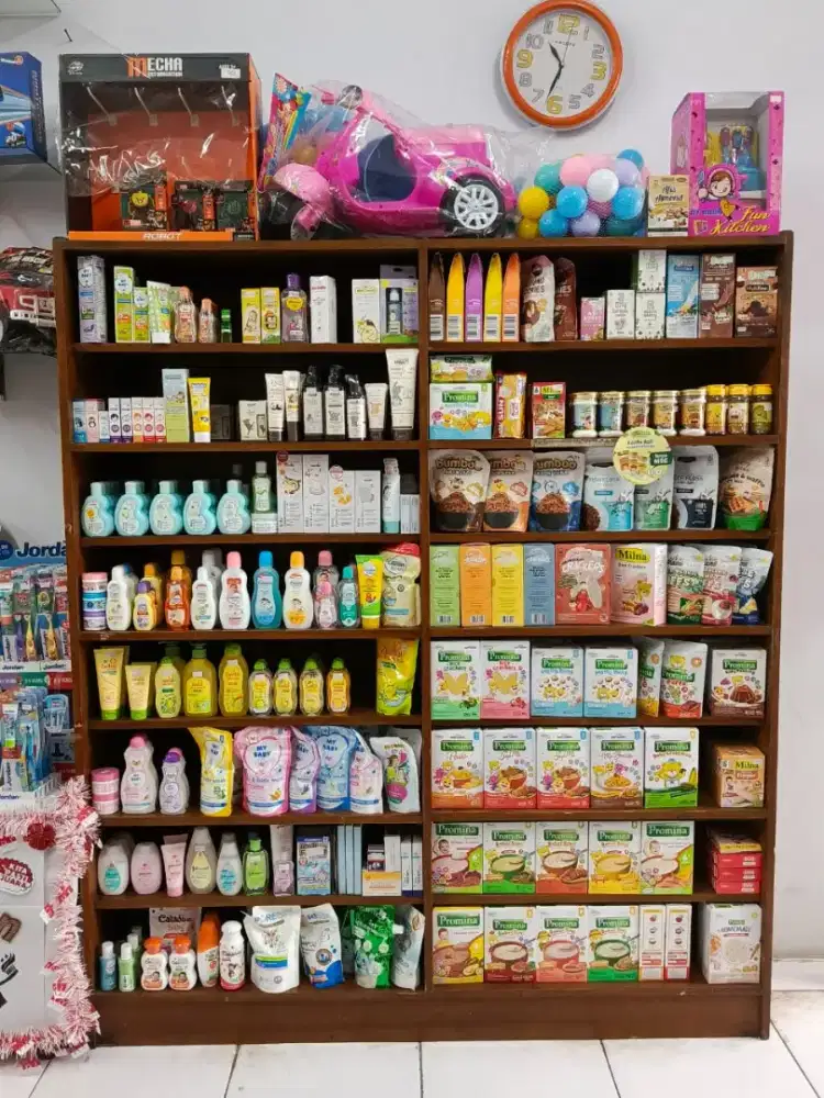 DIJUAL RAK DISPLAY KAYU JATI DEPOK