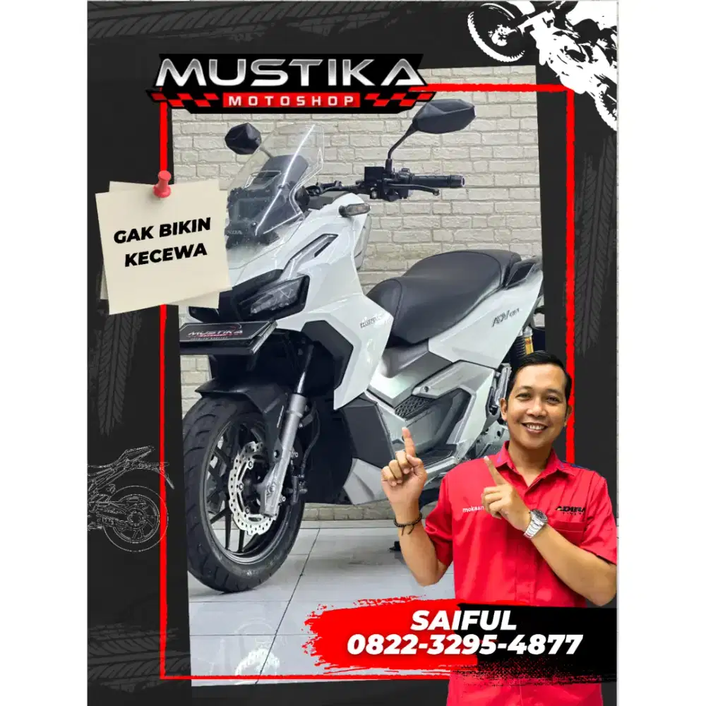 Obral dp500rb Murah!!Honda ADV 160cc 2023 White Plat Jatim-Mustika