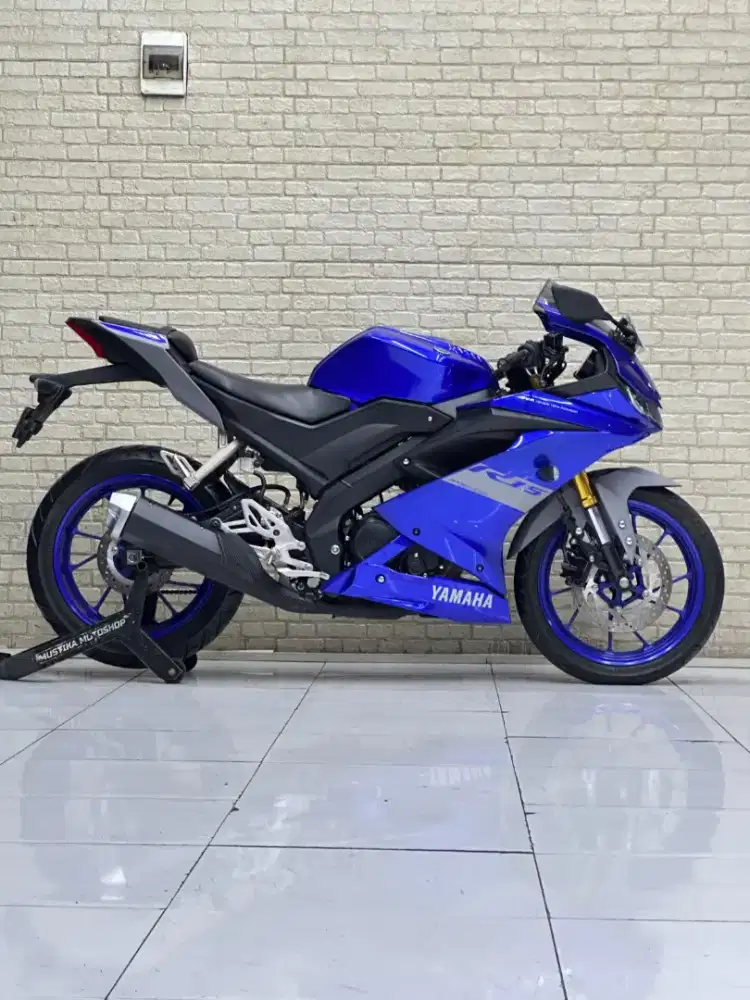 TERMURAH‼️ Yamaha R15 V3 2021 Blue Favorit - mustika motoshop