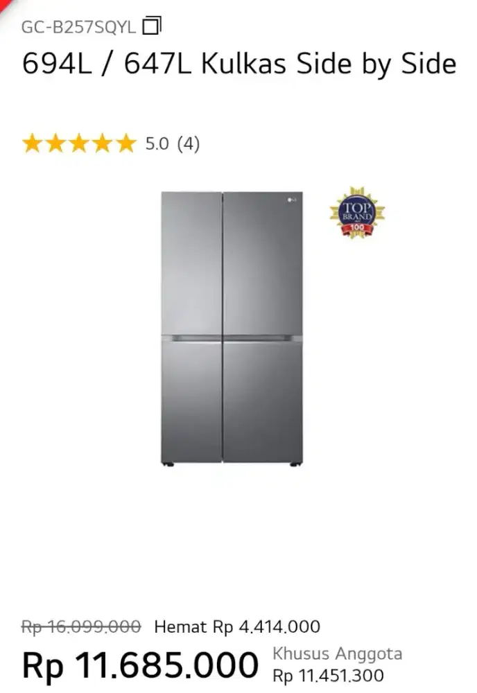 Promo Cashback Akhir bulan dan bunga 0% di Atlanta Karangwulan