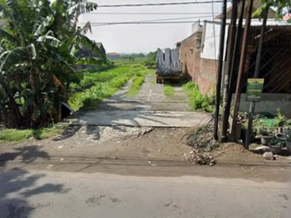 Murah, Tanah Nol Jalan Raya Menganti Gresik Dkt pasar, untuk usaha