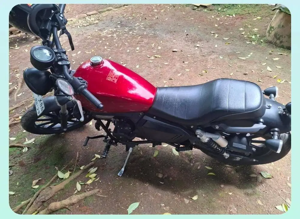 Benelli motobi Evo 200 warna Merah.