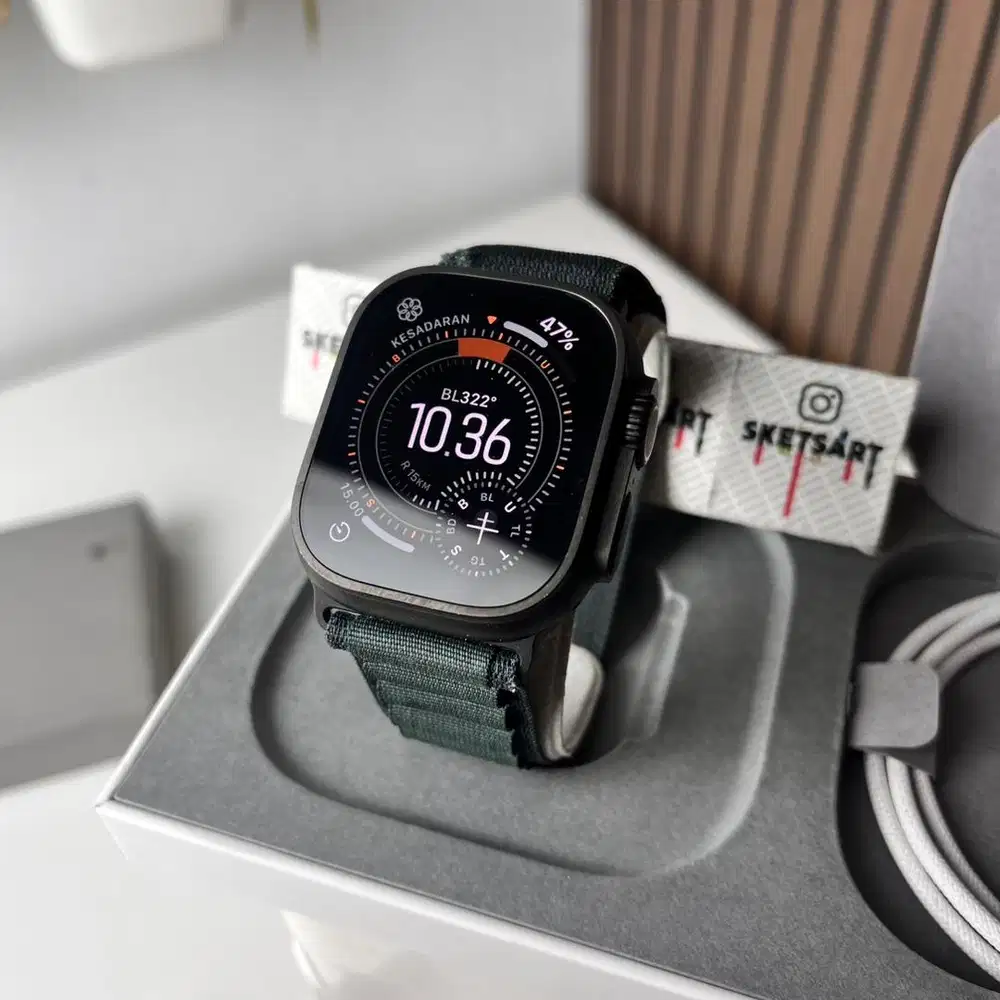 Apple Watch Ultra Gen 2 Black Edition iwatch Ultra 2 Black Garansi apr