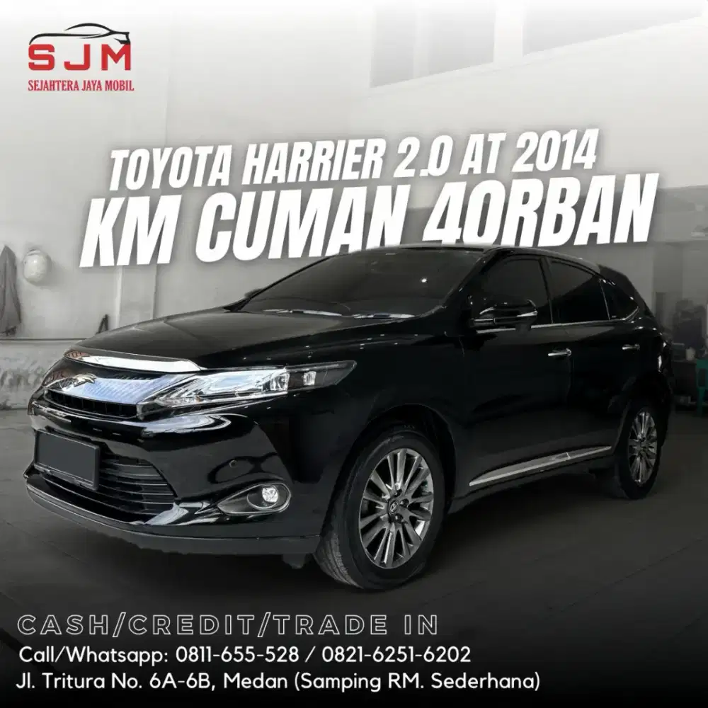 [TDP 70JT] TOYOTA HARRIER 2.0 AT 2014