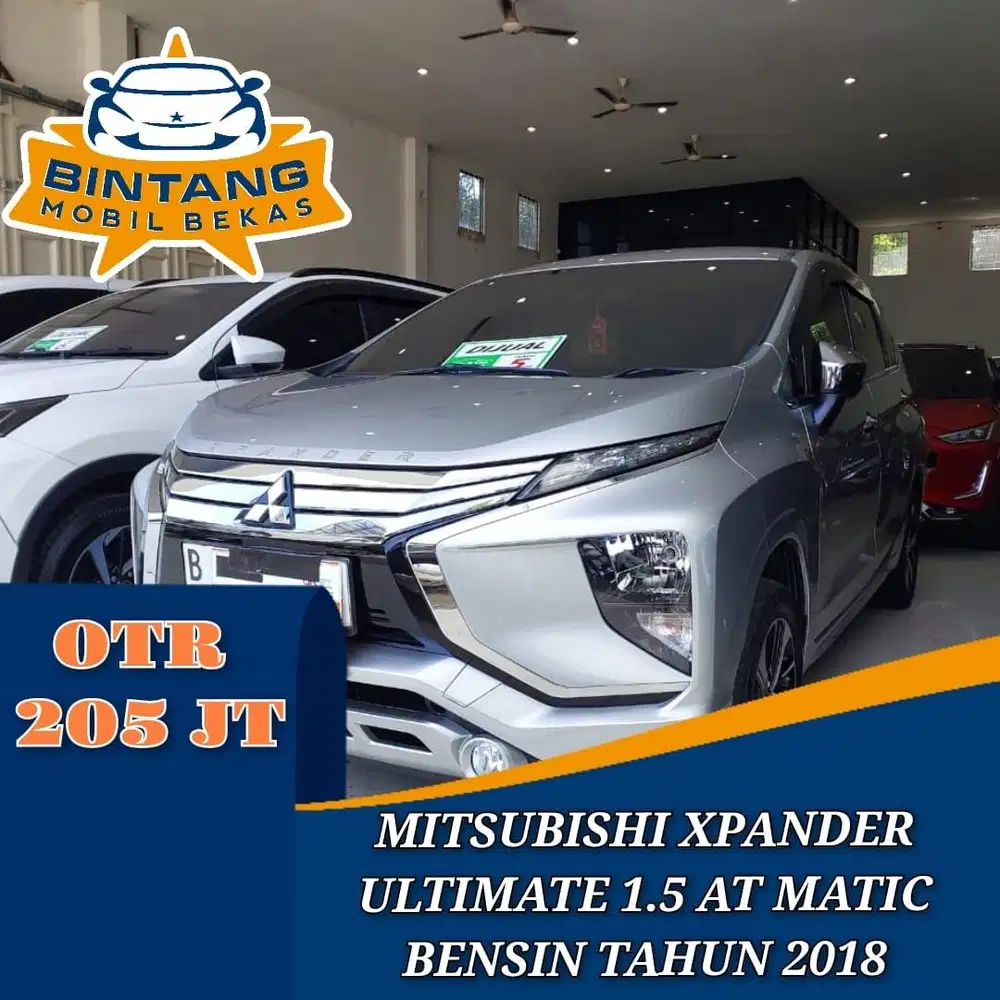 MITSUBISHI XPANDER ULTIMATE 1.5 L AT MATIC 1500 CC BENSIN TAHUN 2018