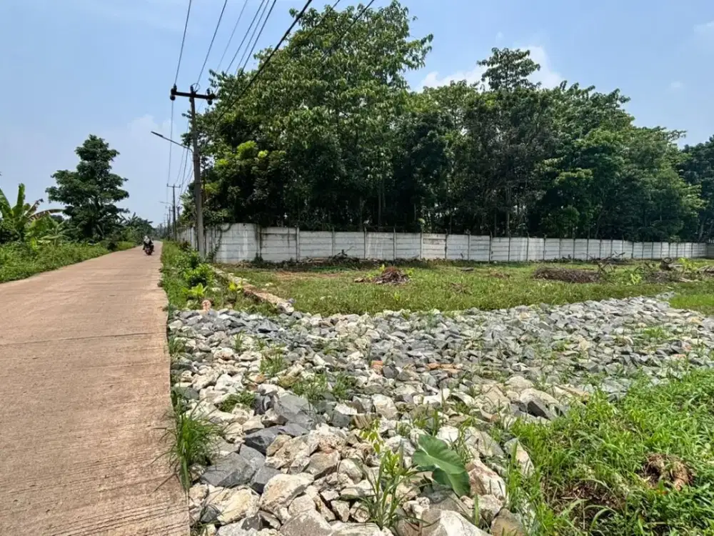 Tanah Cisauk Pinggir Jalan MURAH - Dekat Tol & Stasiun