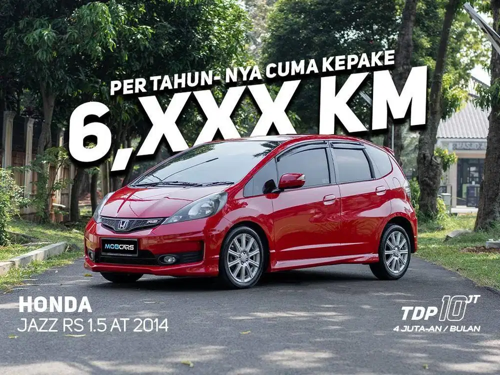 HONDA JAZZ 1.5 RS [ GE8 ] MATIC 2014 MERAH MOBCARS [ KM LOW ]