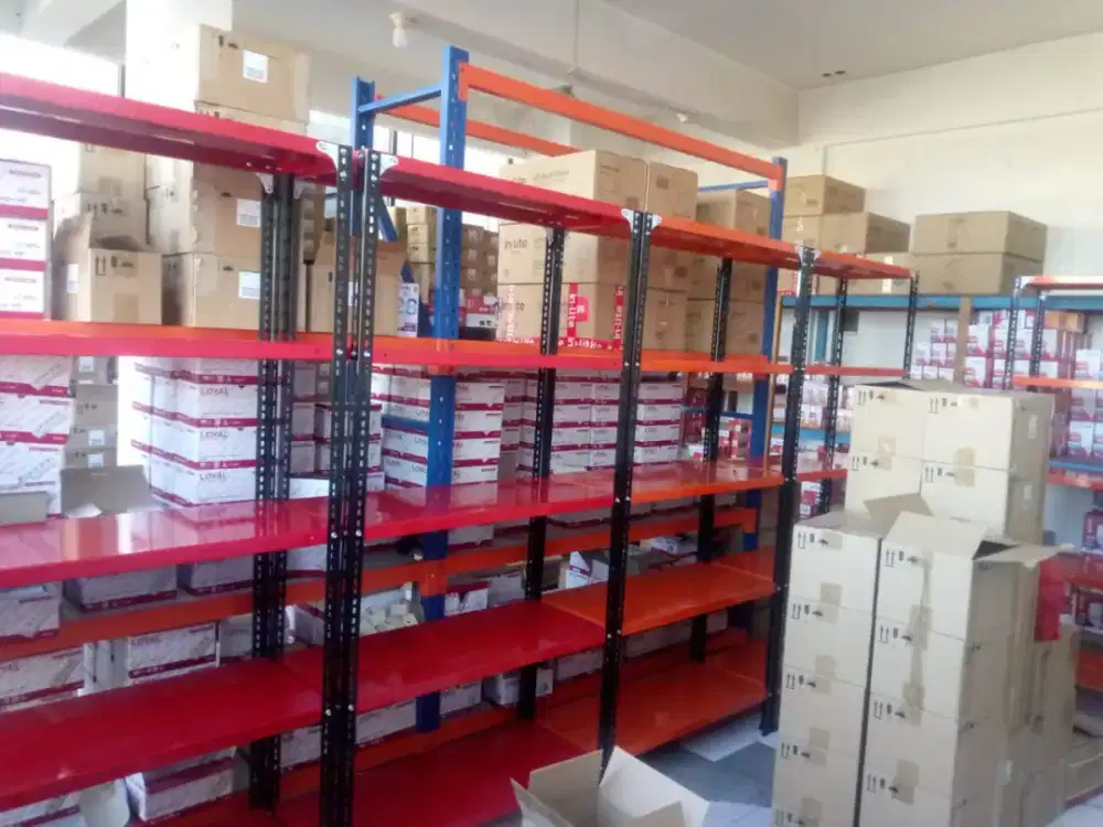 Rak besi rak gudang rak serbaguna