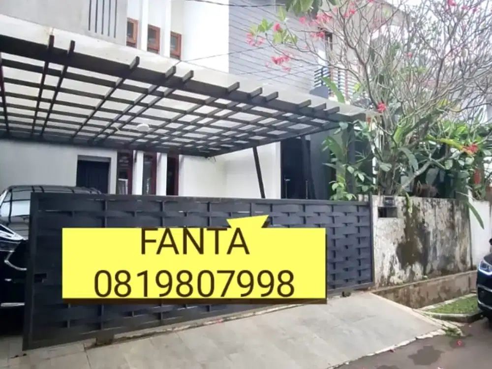Rumah Cantik dalam Cluster di Sektor 9 Bintaro | KH