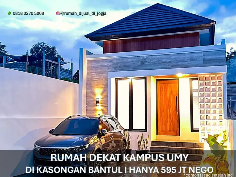 Rumah dekat Kampus UMY di Kajen Bangunjiwo Kasongan Proses Bangun