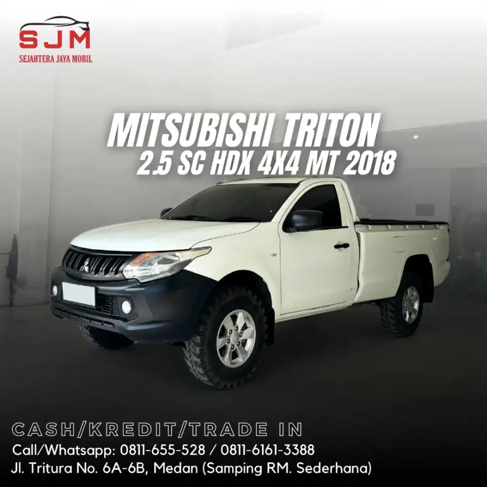 MITSUBISHI TRITON 2.5 SC HDX 4X4 MT 2018
