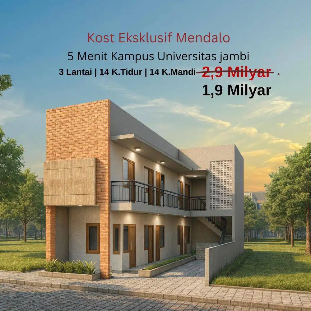 Jual Kos Mendalo UNJA