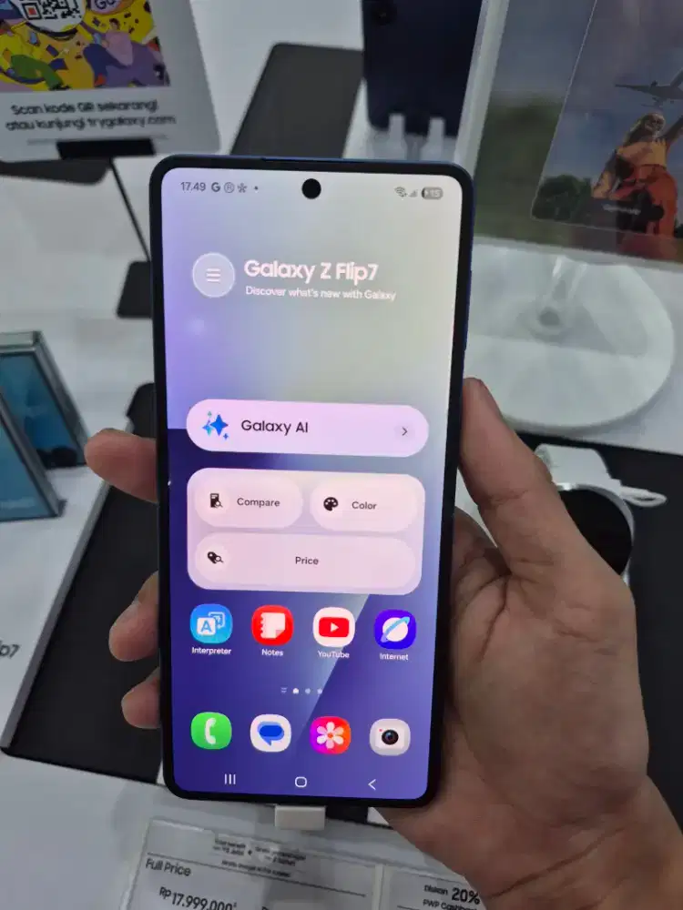 SAMSUNG GALAXY Z FLIP7 RAM1GB/256GB PROMOCREDITBUNGA0%FRE2KALICICILAN