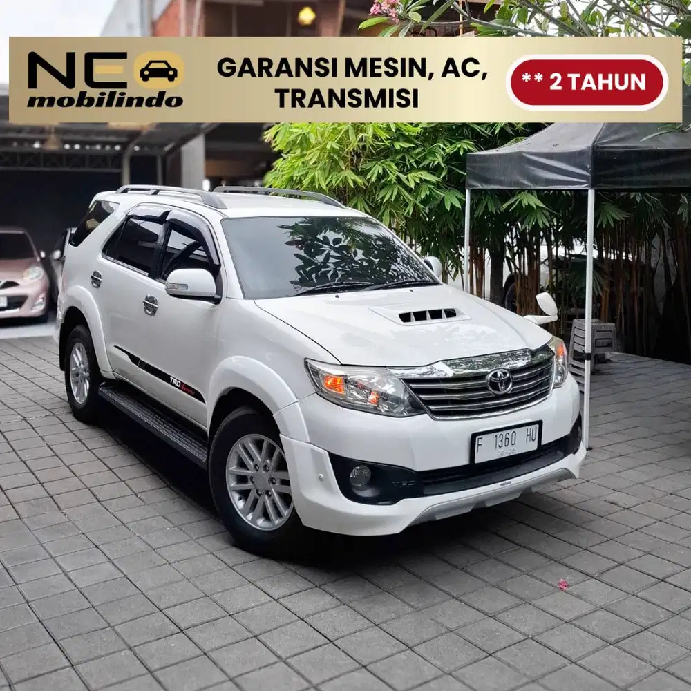 [ Garansi Mesin, Matic ] DP 24JT FORTUNER 2.5 G VNT TRD SOLAR 2012