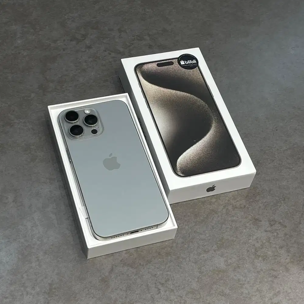 iphone 15 promax 256GB ex resmi blibli second mulus