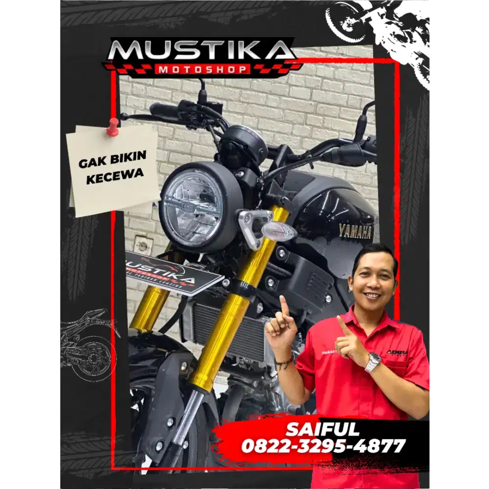 Odo 1rb Istimewa!!Yamaha XSR 155cc 2025 Nopol Cantik Mulus-Mustika