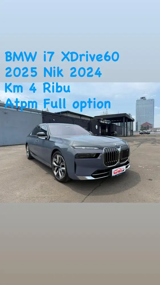 Bmw i7 XDrive60 two tone on black 2025 Nik 2024 Siap pakai